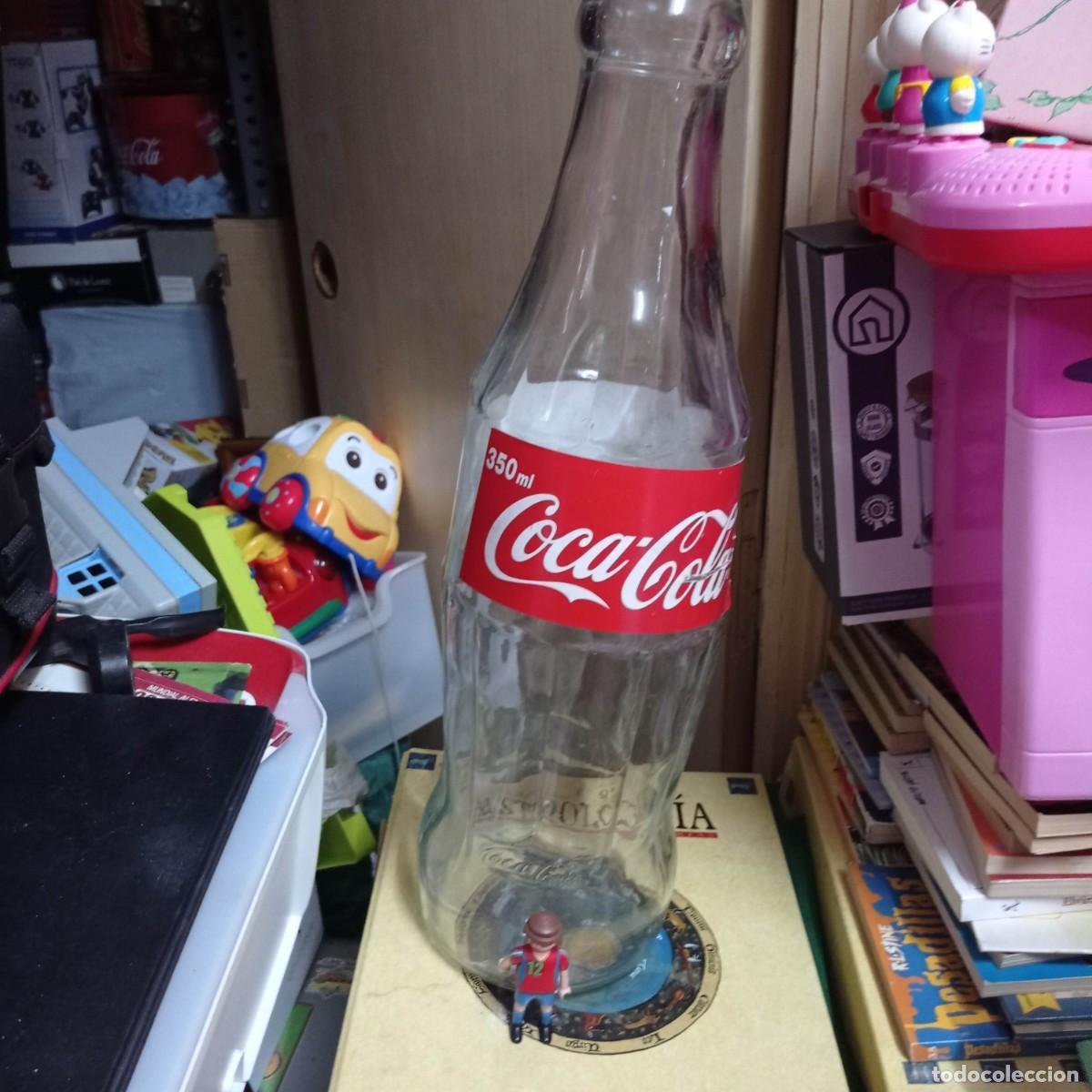 Collectionnisme de Coca-Cola et Pepsi: Gran Botella de Coca-Cola. XXL. De vidrio. 51 cm alto y 14 cm base cocacola