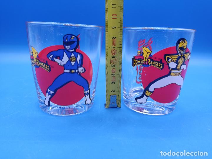 Coleccionismo de Coca-Cola y Pepsi: LOTE DE 2 VASOS DE COCA COLA DE LOS POWERS RANGERS - Foto 7