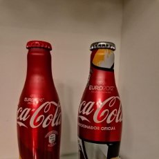 Coleccionismo de Coca-Cola y Pepsi: BOTELLAS COCA-COLA DE ALUMINIO. ED. ESPECIAL UEFA. Lote 400727274