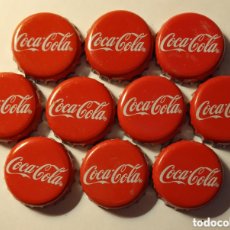 Coleccionismo de Coca-Cola y Pepsi: LOTE CHAPAS COCA-COLA. Lote 401972334