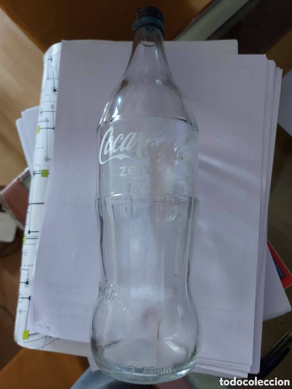 Coleccionismo de Coca-Cola y Pepsi: BOTELLA COCA COLA ZERO 1 LITRO CRISTAL EDICION 2007. VACIA