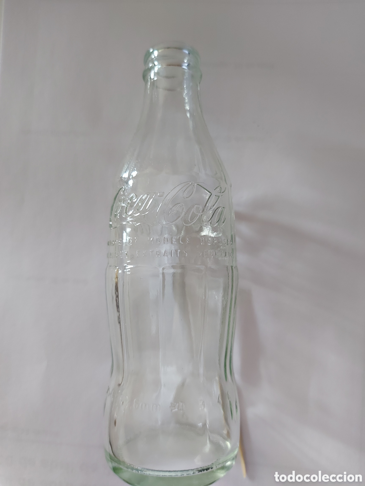 Collectionnisme de Coca-Cola et Pepsi: BOTELLA COCA COLA CRISTAL GRABADO EDICION FRANCIA. VACIA