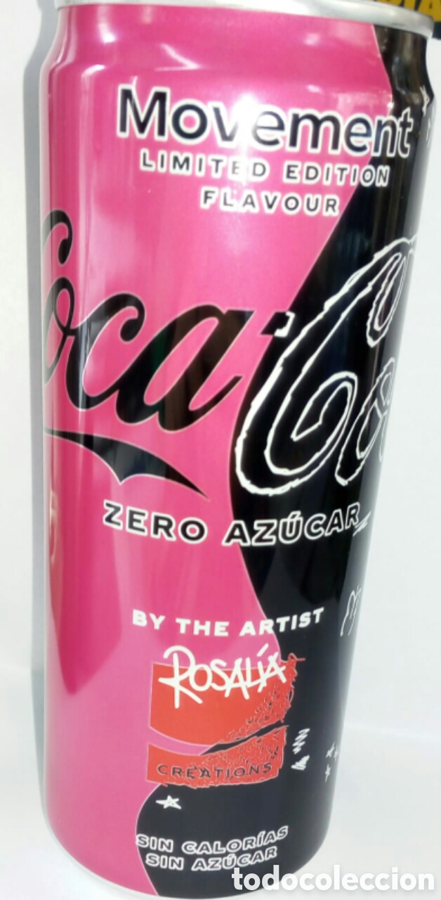 Coleccionismo de Coca-Cola y Pepsi: LATA COCA-COLA EDICI&Oacute;N LIMITADA ROSAL&Iacute;A - Foto 1