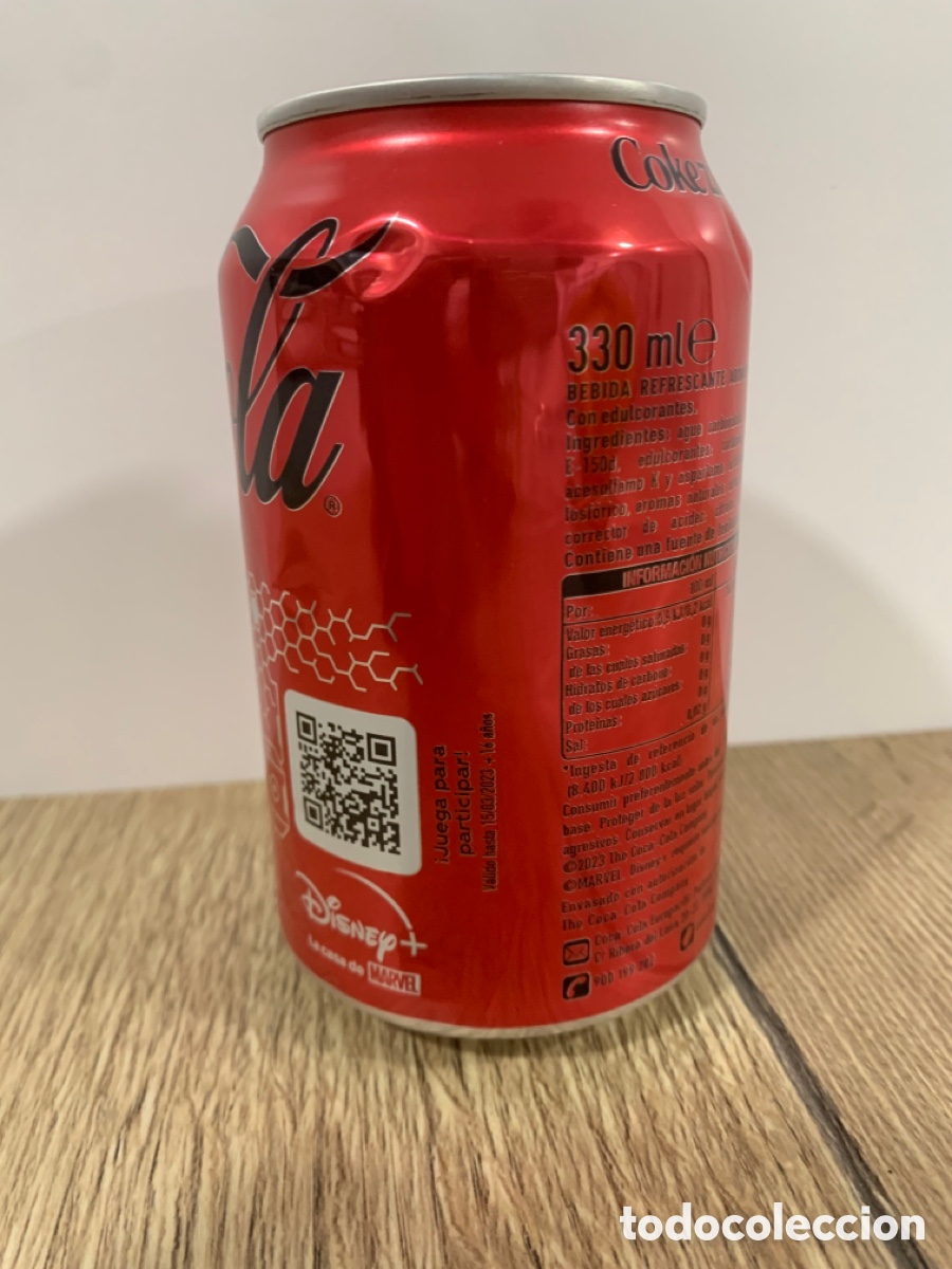 Coleccionismo de Coca-Cola y Pepsi: Lata Coca Cola Zero cerrada y vac&iacute;a - Foto 3