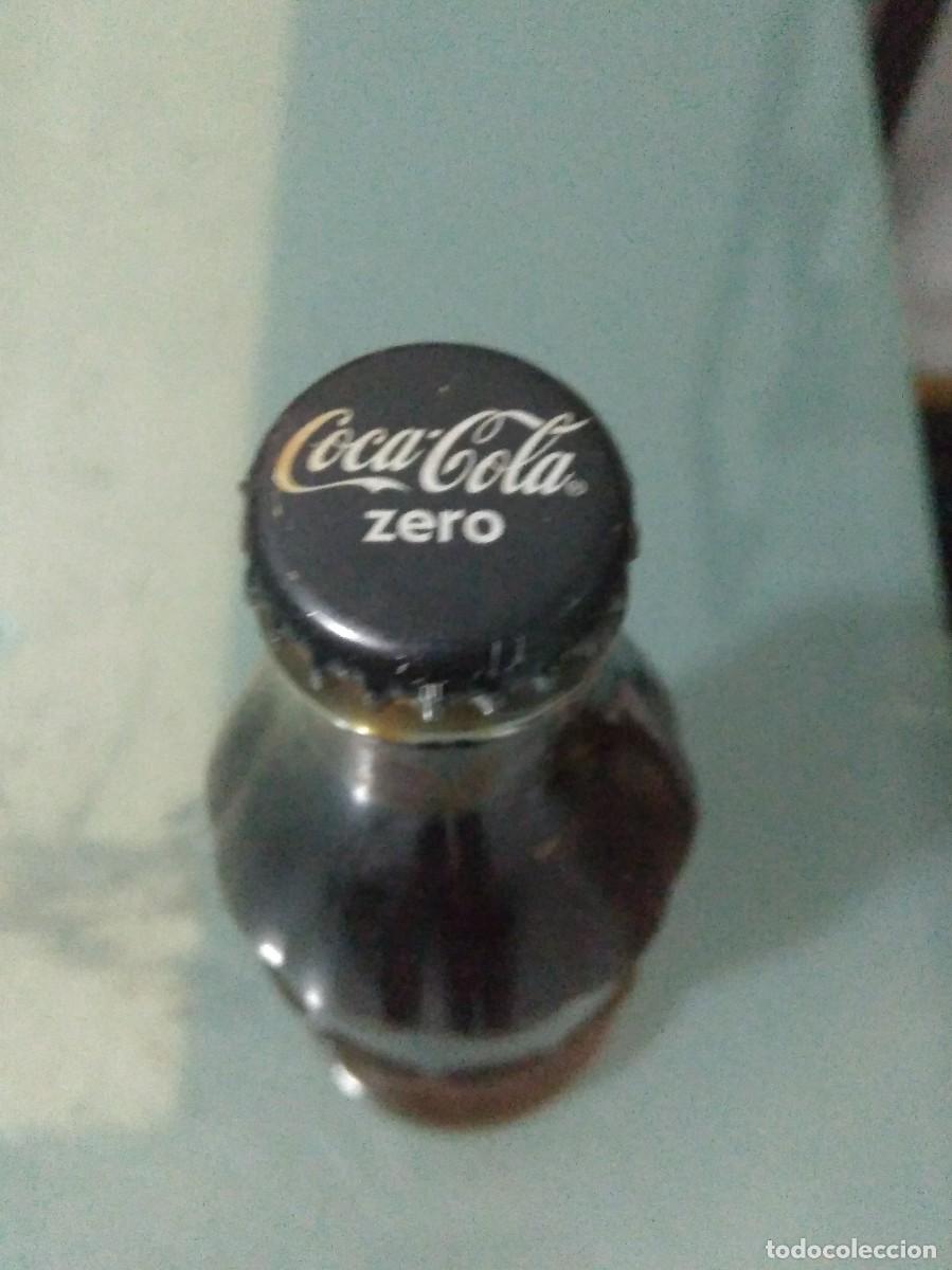 Coleccionismo de Coca-Cola y Pepsi: BOTELLA COCA COLA ZERO DE CRISTAL. SIN ABRIR. - Foto 3