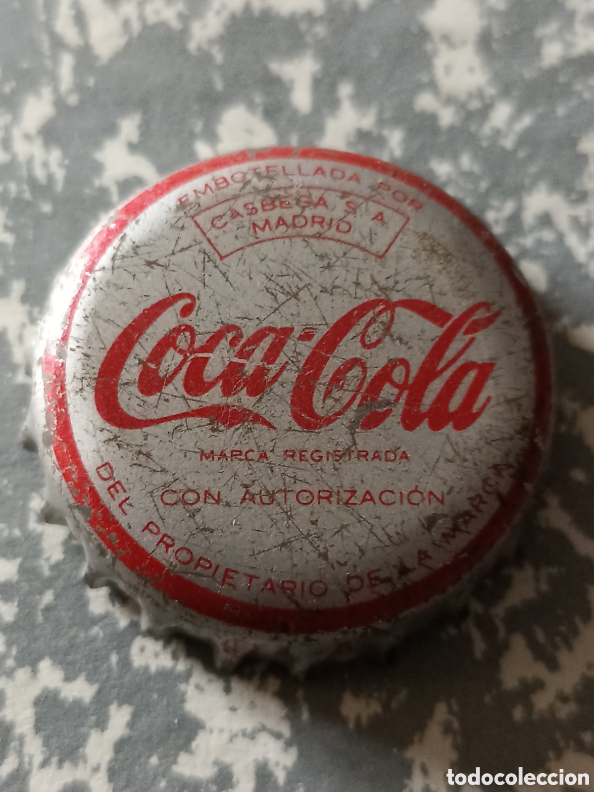Collecting of Coca-Cola and Pepsi: Chapa tap&oacute;n corona antiguo CocaCola