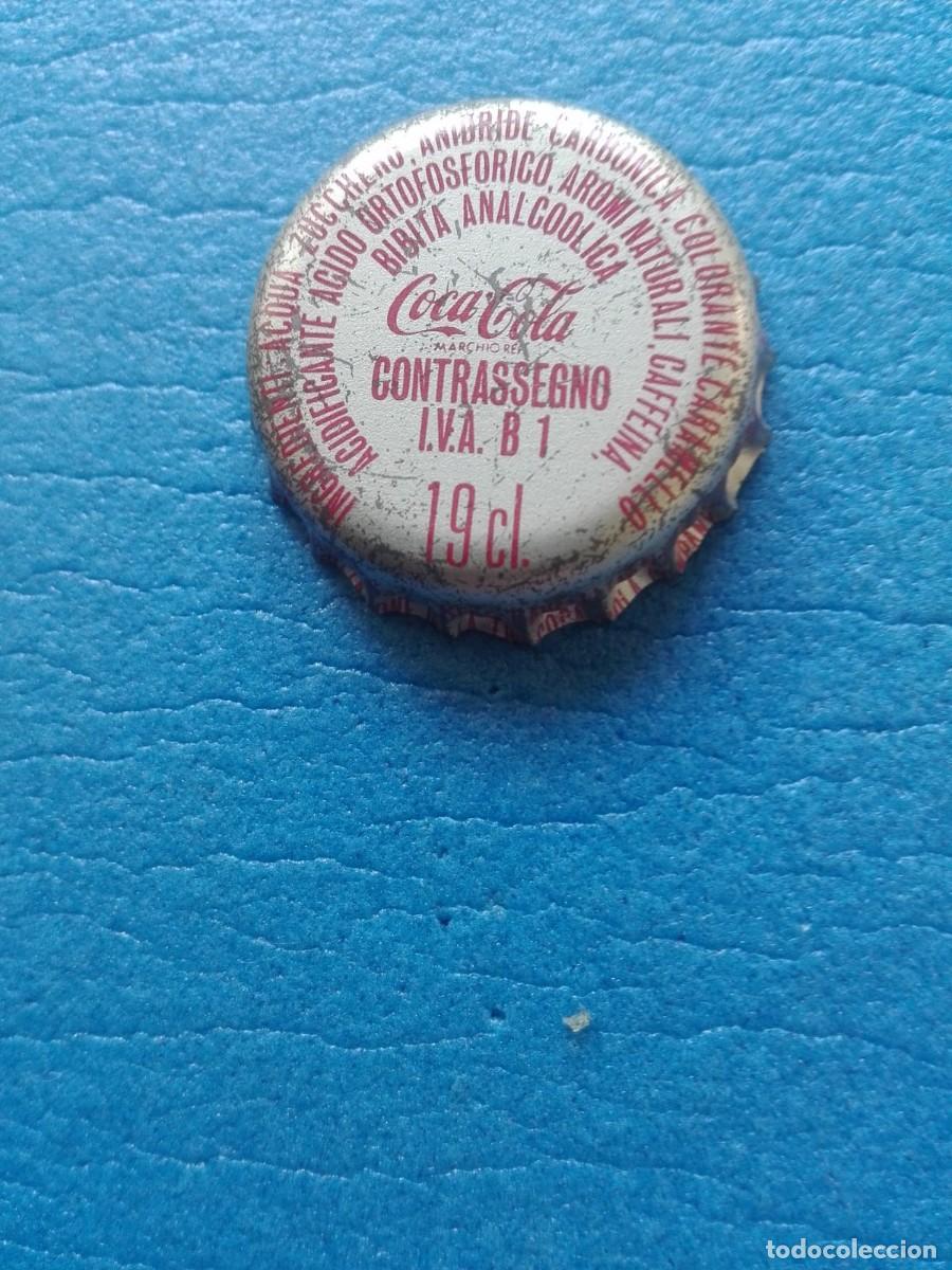 Collezionismo di Coca-Cola e Pepsi: CHAPA TAPON CORONA COCA-COLA CONTRASSEGNO I.V.A. B1
