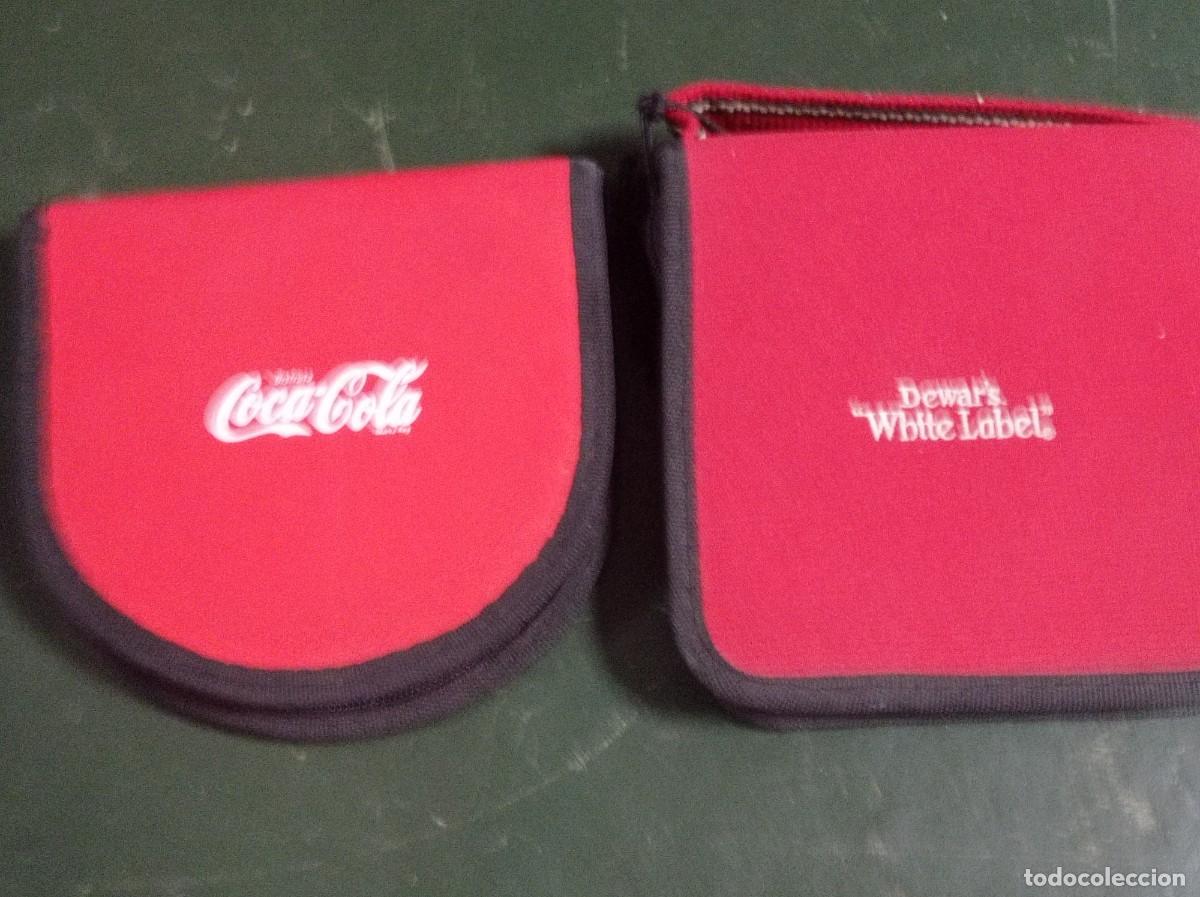 Collectionnisme de Coca-Cola et Pepsi: 2 porta cds publicidad Coca-Cola y withe label