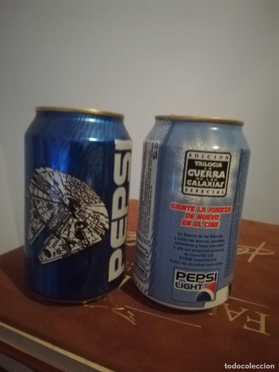 Coleccionismo de Coca-Cola y Pepsi: Latas Pepsi edici&oacute;n Trilogia la Guerra de las Galaxias Vacias