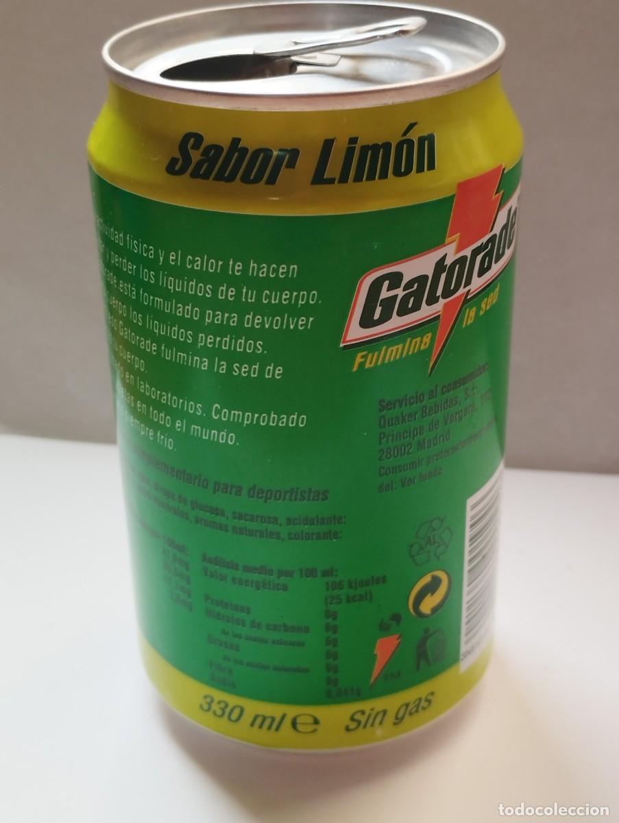 Coleccionismo de Coca-Cola y Pepsi: LATA - BOTE - GATORADE LIMON - Foto 2