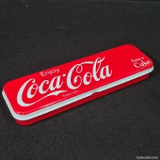 Coleccionismo de Coca-Cola y Pepsi: ESTUCHE METALICO PUBLICITARIO - COCA COLA - 21 CM / 24.764 CAA