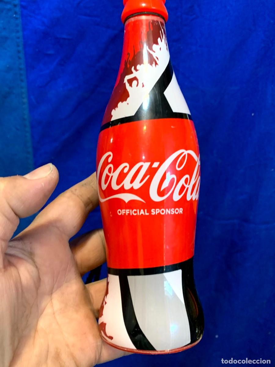 Coleccionismo de Coca-Cola y Pepsi: VUVUZELA TROMPETA CORNETA COCA COLA FUTBOL SPONSOR EURO2012 UEFA POLAND UKRAINE 20CMS