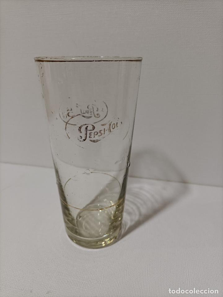 Coleccionismo de Coca-Cola y Pepsi: Antiguo vaso de refresco Pepsi Cola - Foto 2