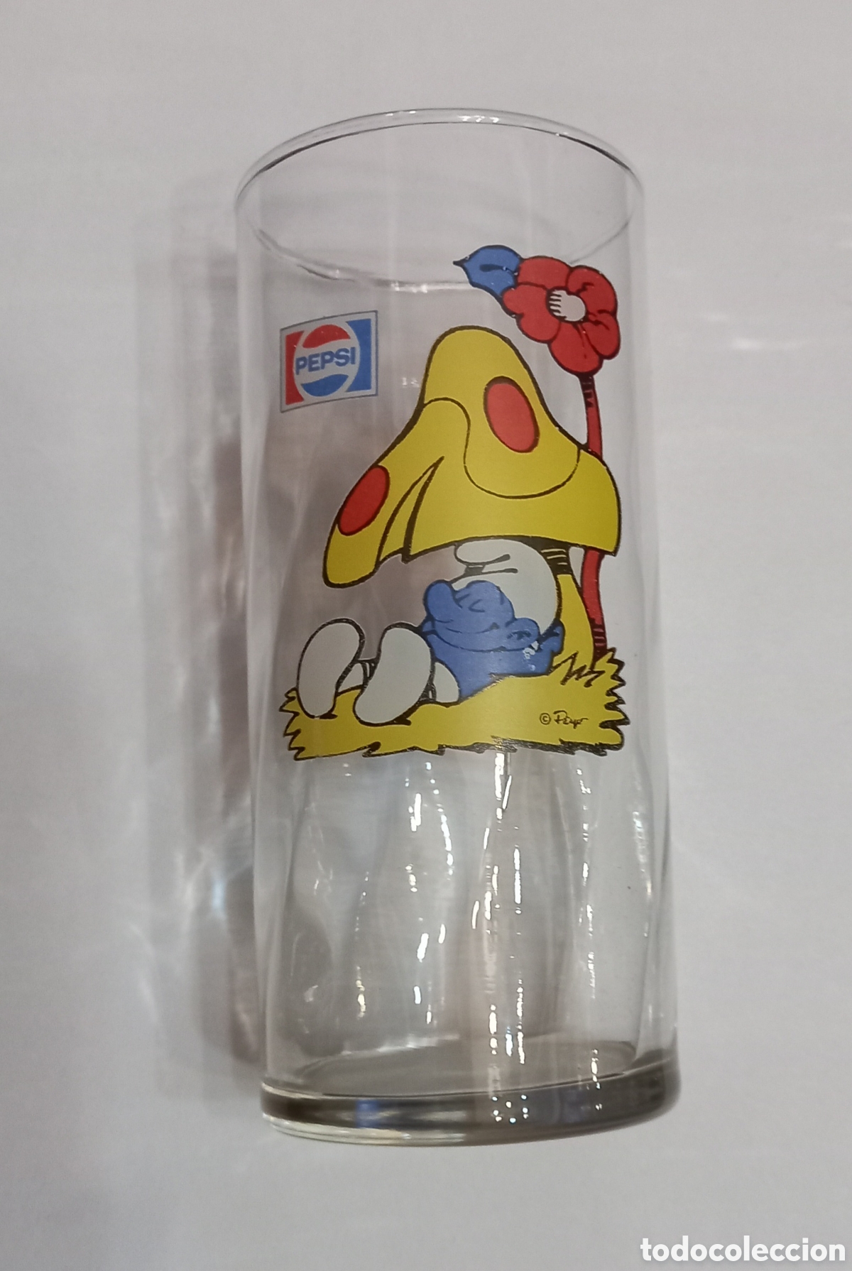 Collecting of Coca-Cola and Pepsi: Vaso vintage coleccion Pepsi &rdquo;Los Pitufos&rdquo; 1980