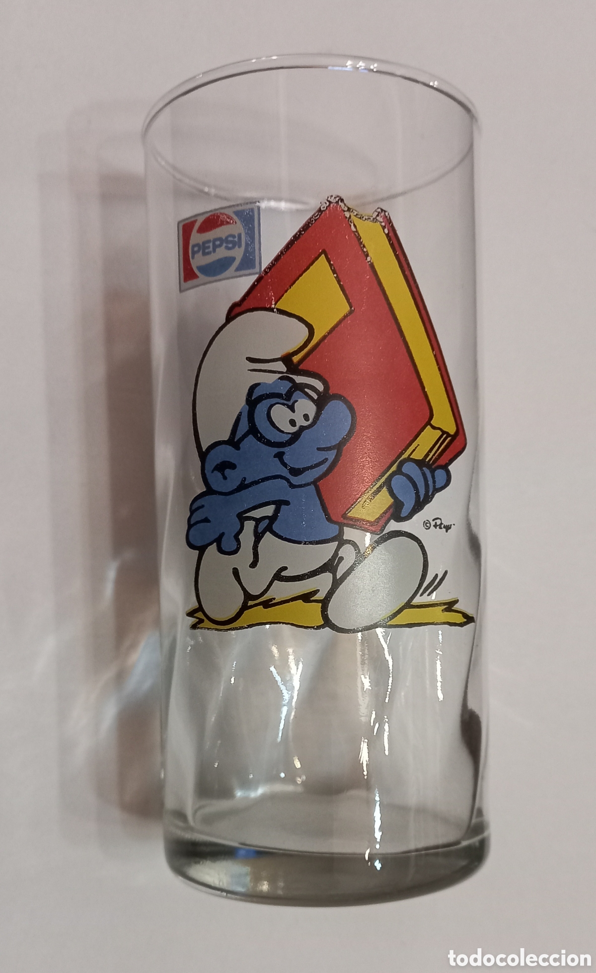 Collecting of Coca-Cola and Pepsi: Vaso vintage coleccion Pepsi 'Los Pitufos&rdquo; 1980