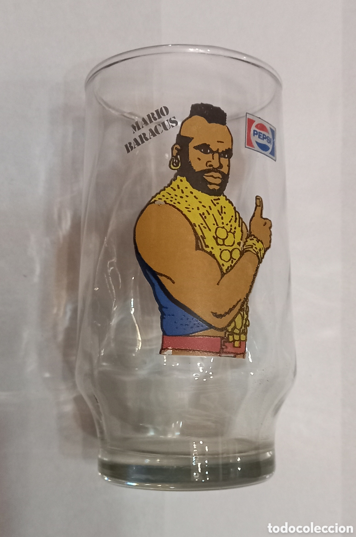 Collecting of Coca-Cola and Pepsi: Vaso vintage coleccion Pepsi &rdquo;Equipo A&rdquo; 1980