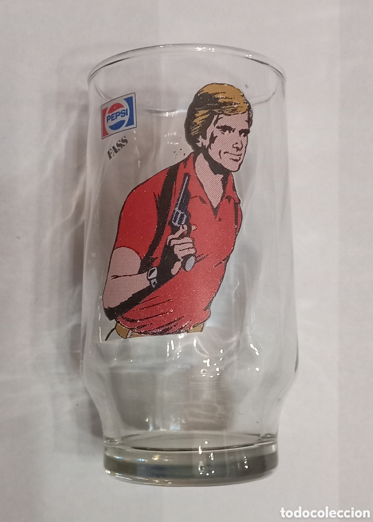 Collecting of Coca-Cola and Pepsi: Vaso vintage coleccion Pepsi &rdquo;Equipo A&rdquo; 1980