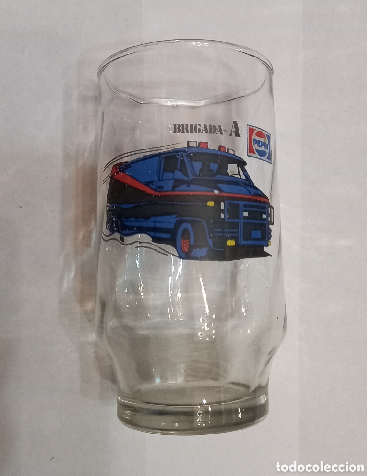 Collecting of Coca-Cola and Pepsi: Vaso vintage coleccion Pepsi &rdquo;Equipo A&rdquo; 1980