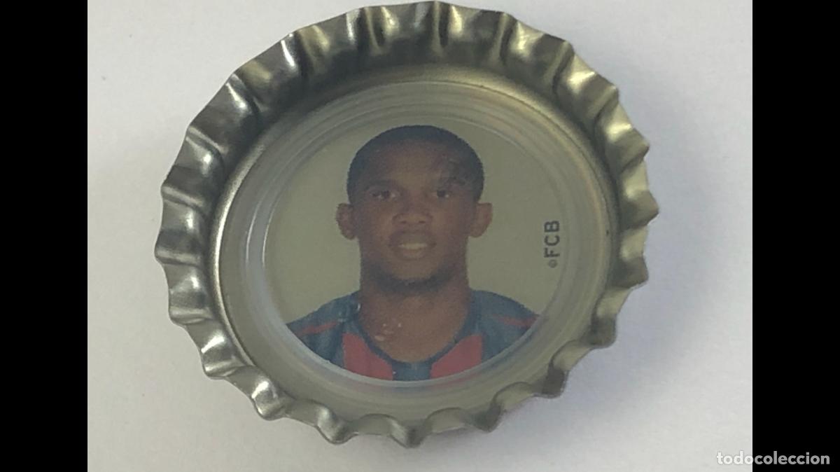 Collecting of Coca-Cola and Pepsi: ANTIGUA CHAPA COCA-COLA COCACOLA SAMUEL ETO' O A&Ntilde;O 1996 BARCELONA bar&ccedil;a &rdquo;&rdquo;