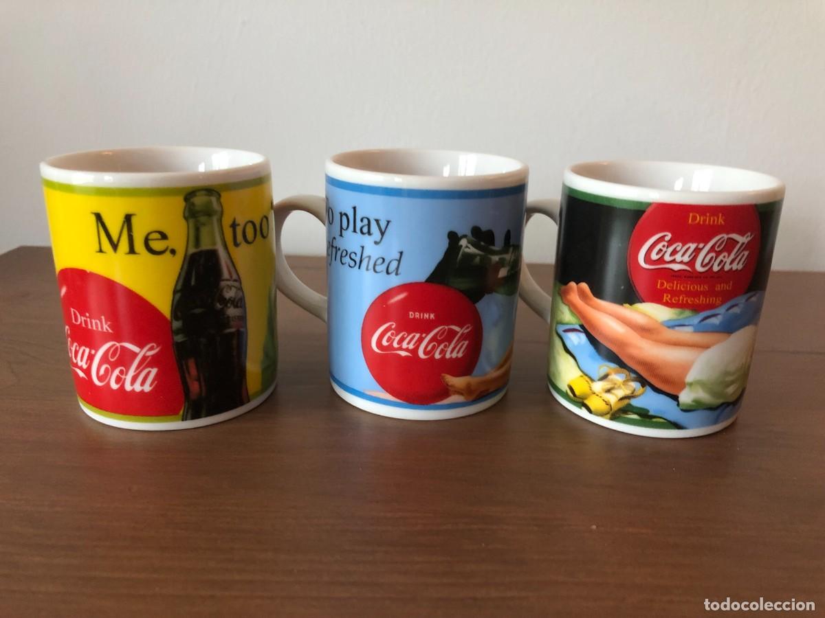 Sammeln von Coca-Cola und Pepsi: LOTE COCA COLA TRES MINI TAZAS, A&Ntilde;O 2003, P : OS ALEMANIA, NUEVAS Y SIN USO