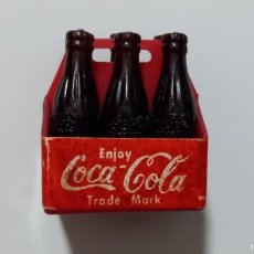 Coleccionismo de Coca-Cola y Pepsi: IMÁN NEVERA MAGNET DE ”ANTIGUA CAJA CON 6 BOTELLINES DE COCA COLA”