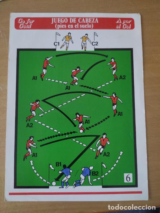 Sammeln von Coca-Cola und Pepsi: COCA COLA FUTBOL FICHA JUEGO CABEZA N&ordm; 6 ORIGINAL RETRO 17,2 X 12,5 CMS