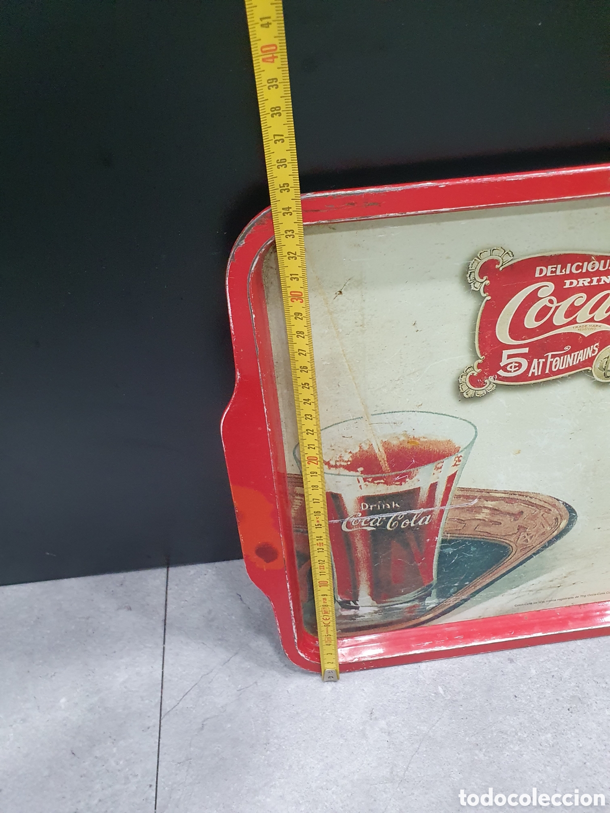 Coleccionismo de Coca-Cola y Pepsi: Bandeja de chapa Coca Cola. (L41) - Foto 3
