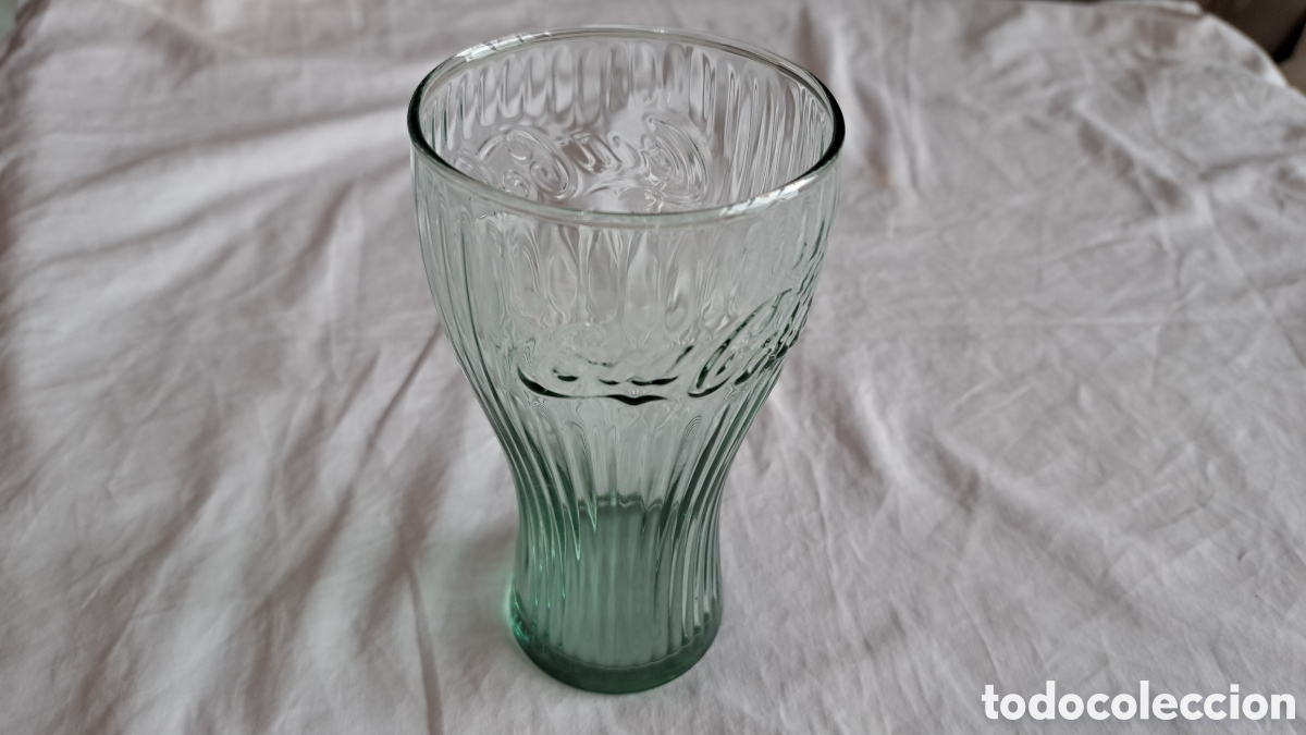 Coleccionismo de Coca-Cola y Pepsi: (Sevilla) Vaso COCA COLA Rayado - Foto 1