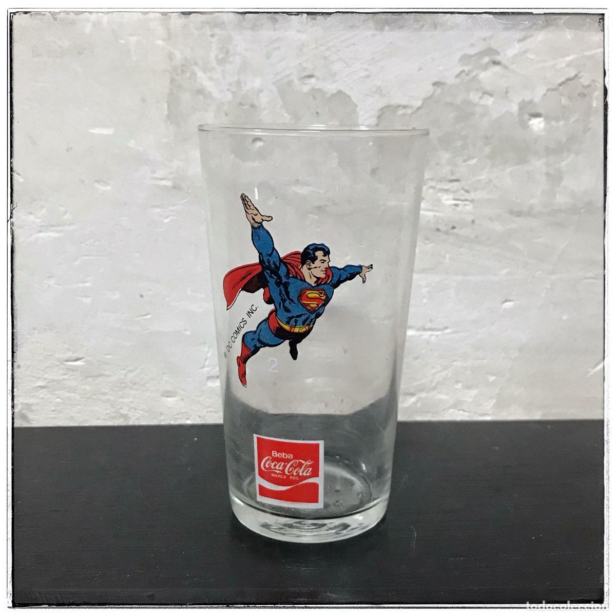 Coleccionismo de Coca-Cola y Pepsi: Vaso Superman de Coca Cola - Foto 1