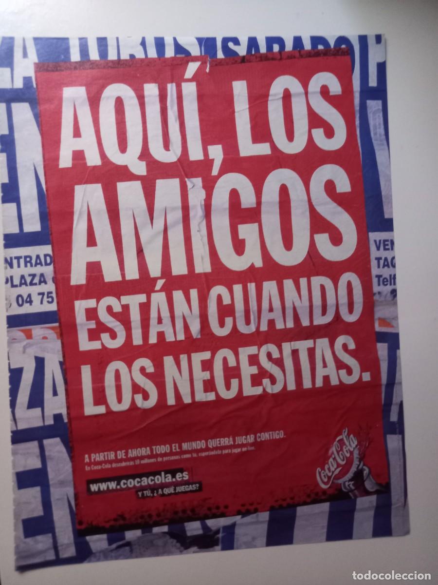 Sammeln von Coca-Cola und Pepsi: ANUNCIO COCA-COLA. LOS AMIGOS. EXTRA&Iacute;DO DE REVISTA. 22X28 CM.