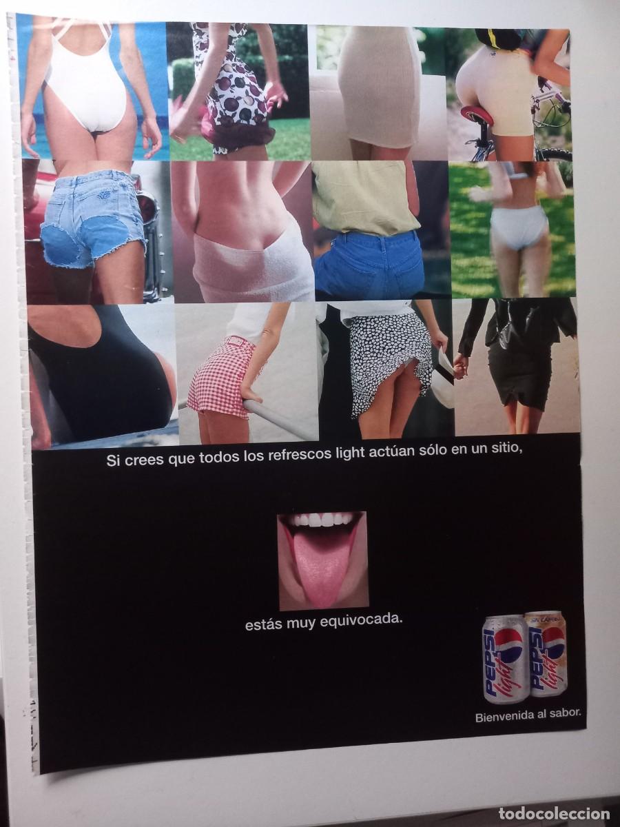 Sammeln von Coca-Cola und Pepsi: ANUNCIO PEPSI LIGHT. EXTRA&Iacute;DO DE REVISTA. 22X28 CM.
