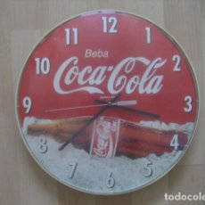 Coleccionismo de Coca-Cola y Pepsi: ANTIGUO RELOJ DE PARED COCA-COLA COKE. DIAMETRO 30 CMS.