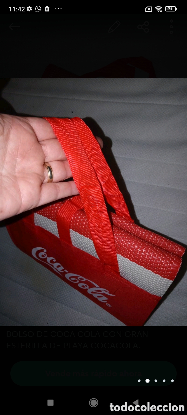 Coleccionismo de Coca-Cola y Pepsi: BOLSO para playa COCA COLA - Foto 2