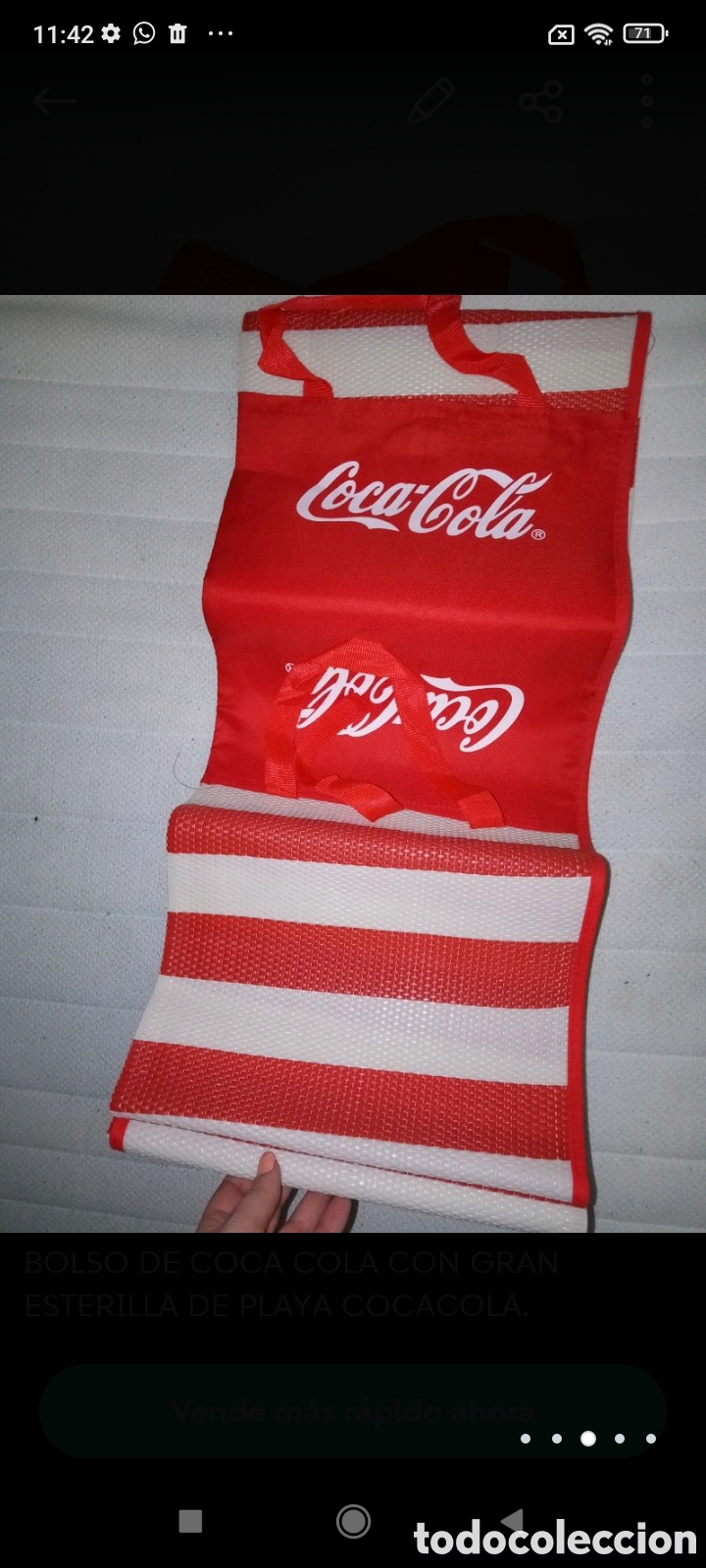 Coleccionismo de Coca-Cola y Pepsi: BOLSO para playa COCA COLA - Foto 3