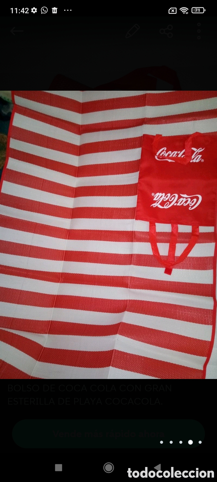 Coleccionismo de Coca-Cola y Pepsi: BOLSO para playa COCA COLA - Foto 4