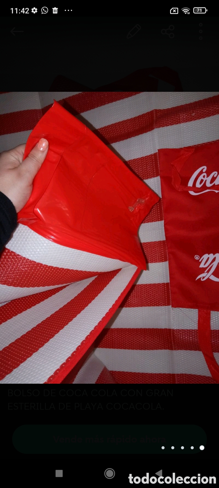 Coleccionismo de Coca-Cola y Pepsi: BOLSO para playa COCA COLA - Foto 5