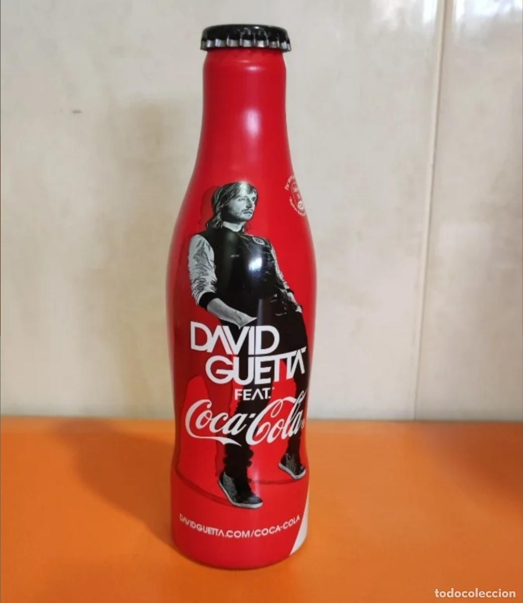 Coleccionismo de Coca-Cola y Pepsi: Botella Aluminio Coca-Cola David Guetta - Foto 1