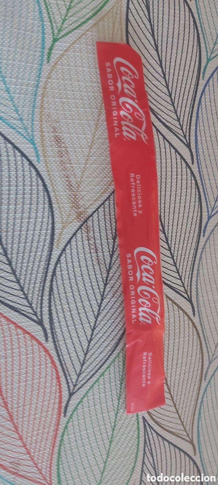 Coleccionismo de Coca-Cola y Pepsi: Cinta envoltorio coca cola sabor original - Foto 1
