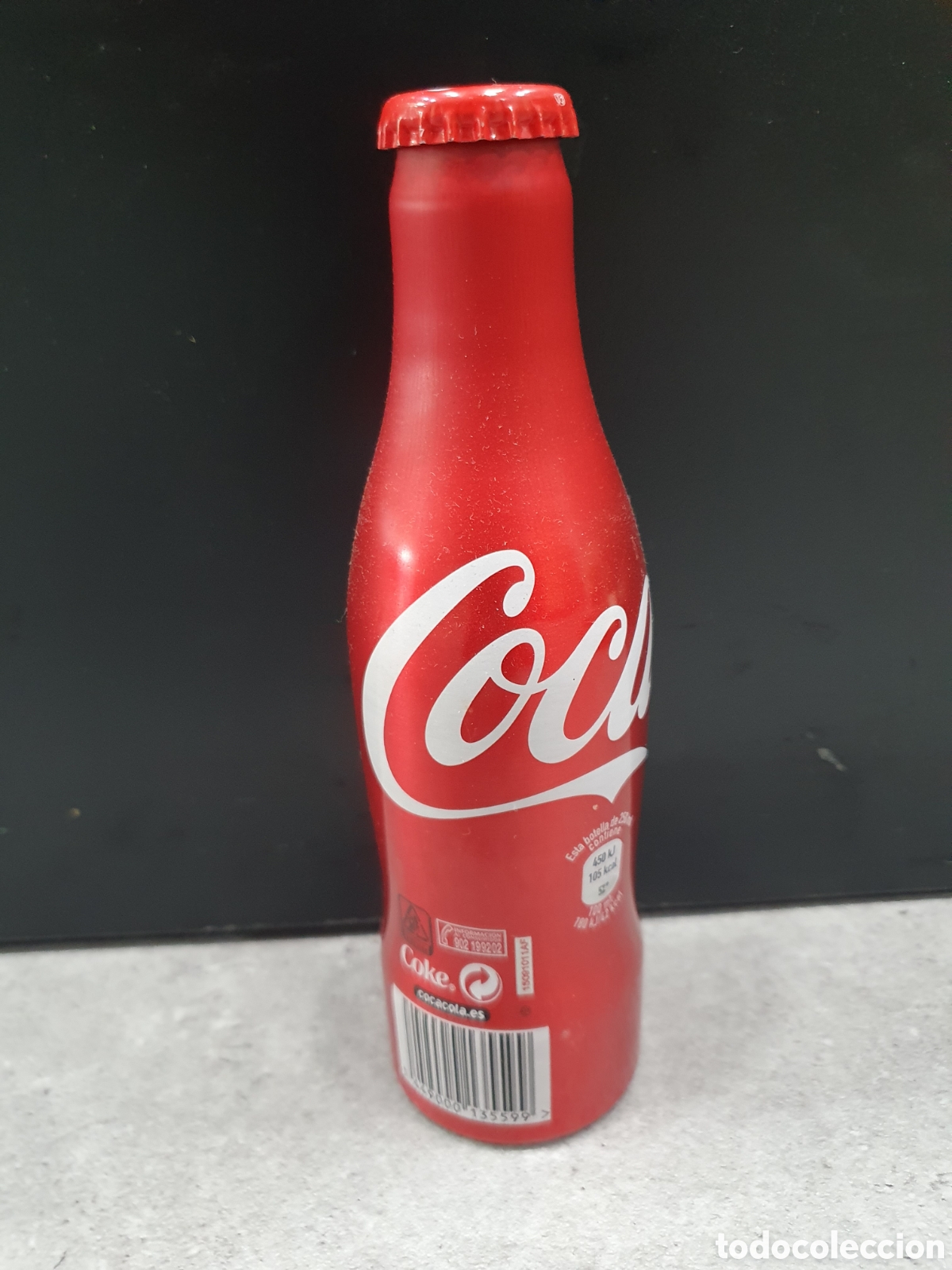 Coleccionismo de Coca-Cola y Pepsi: Botella Coca Cola aluminio edici&oacute;n limitada. (L4) - Foto 2