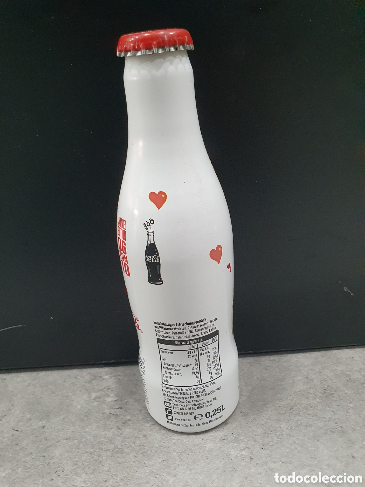 Coleccionismo de Coca-Cola y Pepsi: Botella Coca Cola aluminio 70er. (L4) - Foto 3