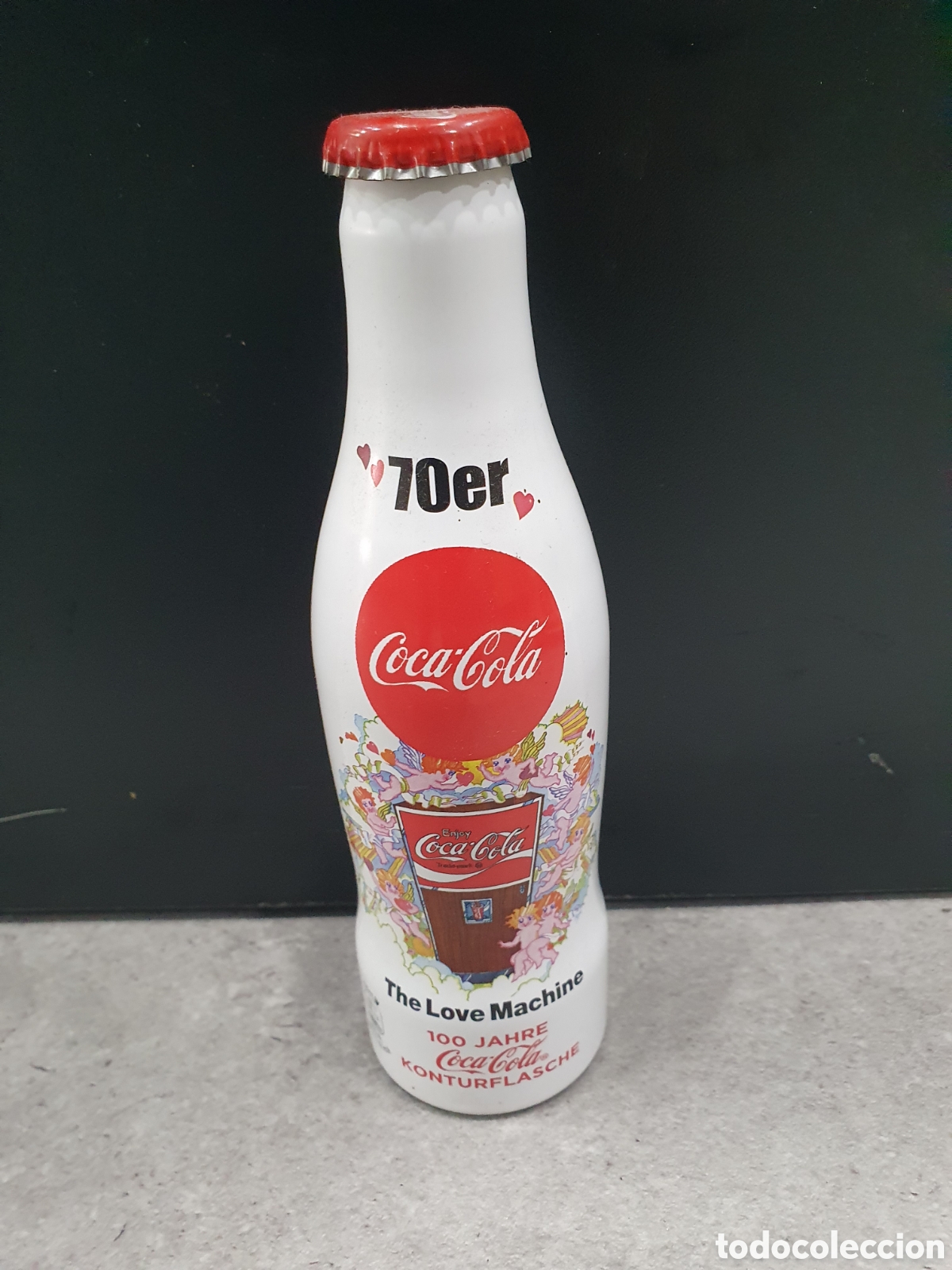 Coleccionismo de Coca-Cola y Pepsi: Botella Coca Cola aluminio 70er. (L4) - Foto 1