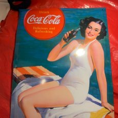 Coleccionismo de Coca-Cola y Pepsi: CHAPA METÁLICA CARTEL PUBLICIDAD COCA COLA COKE