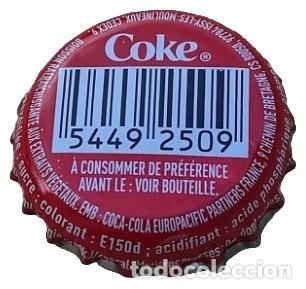 Collectionnisme de Coca-Cola et Pepsi: Francia Capsule Couronne Crown Caps Coca Cola Coke Code &agrave; Barres SU