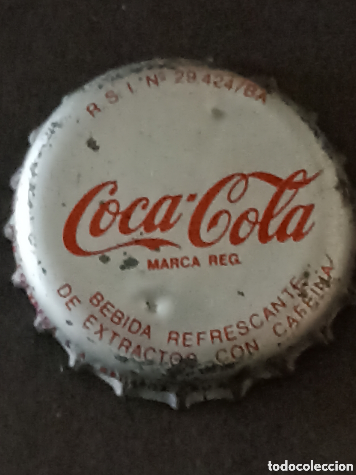 Sammeln von Coca-Cola und Pepsi: Chapa Coca cola antigua Badajoz tap&oacute;n corona Kronkorken Bottle cap tappi
