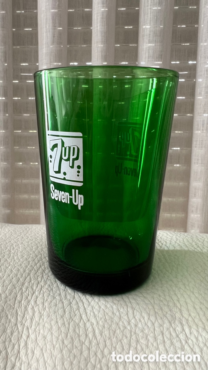 Coleccionismo de Coca-Cola y Pepsi: ANTIGUO VASO REFRESCO SEVEN UP - Foto 2