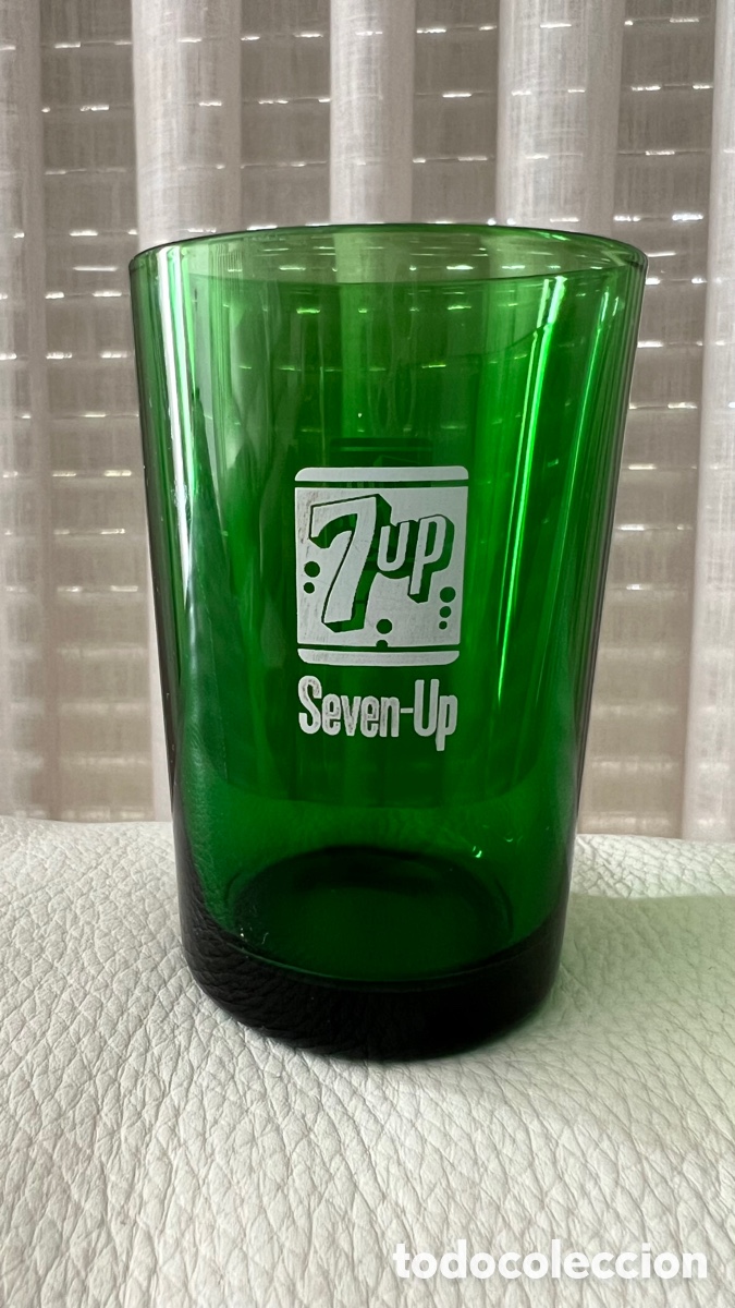 Coleccionismo de Coca-Cola y Pepsi: ANTIGUO VASO REFRESCO SEVEN UP - Foto 1