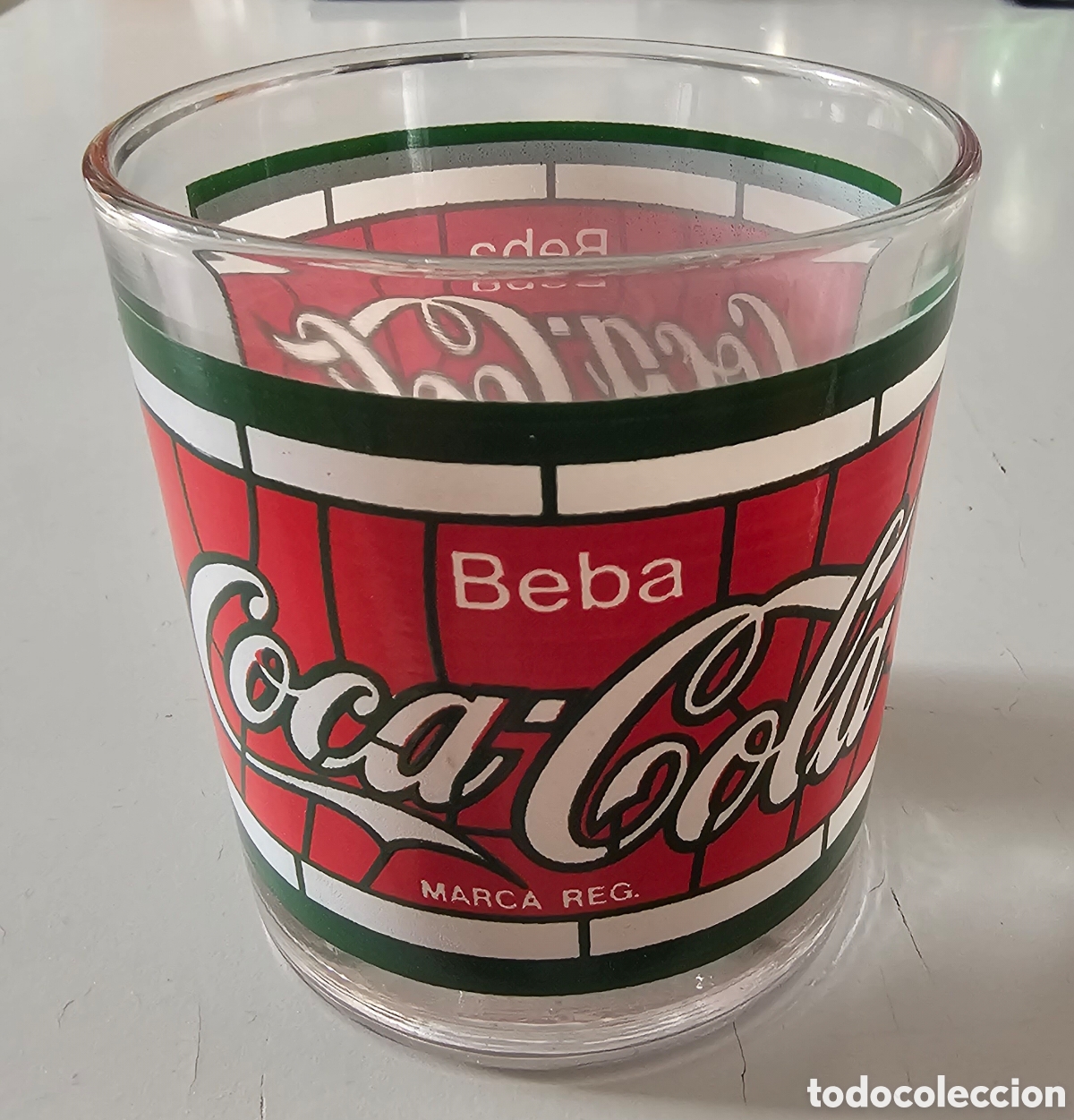 Coleccionismo de Coca-Cola y Pepsi: VASO DE CRISTAL DE COCA-COLA TIFFANY'S VINTAGE 70s/80s