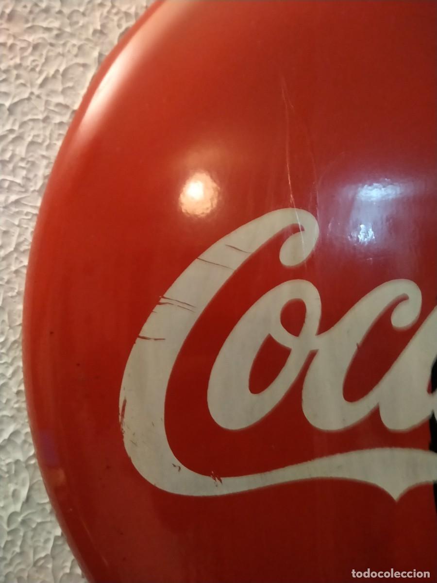 Coleccionismo de Coca-Cola y Pepsi: Anuncio de COCA COLA met&aacute;lico. - Foto 2