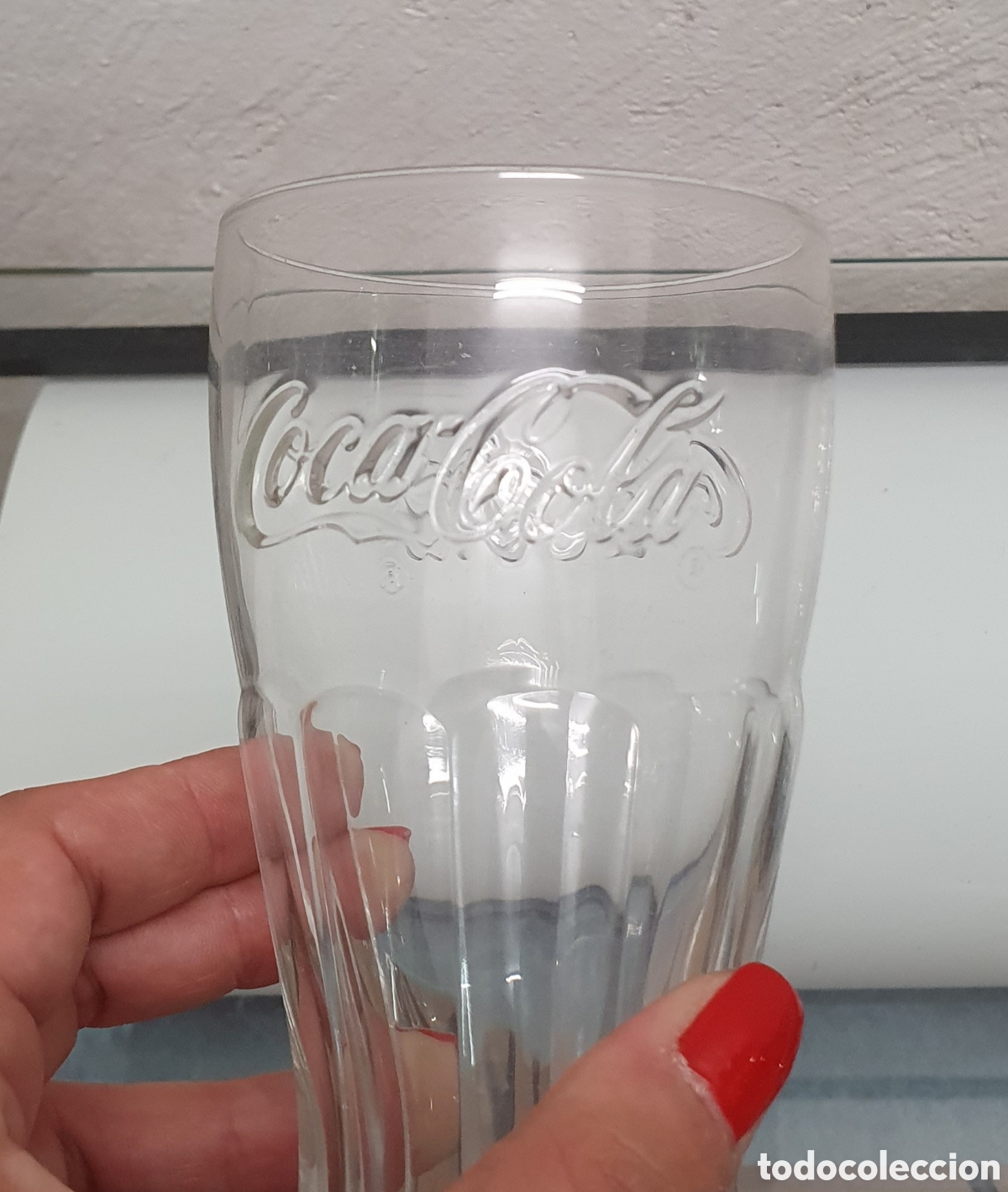 Coleccionismo de Coca-Cola y Pepsi: 2 vasos peque&ntilde;os Coca Cola - Foto 2