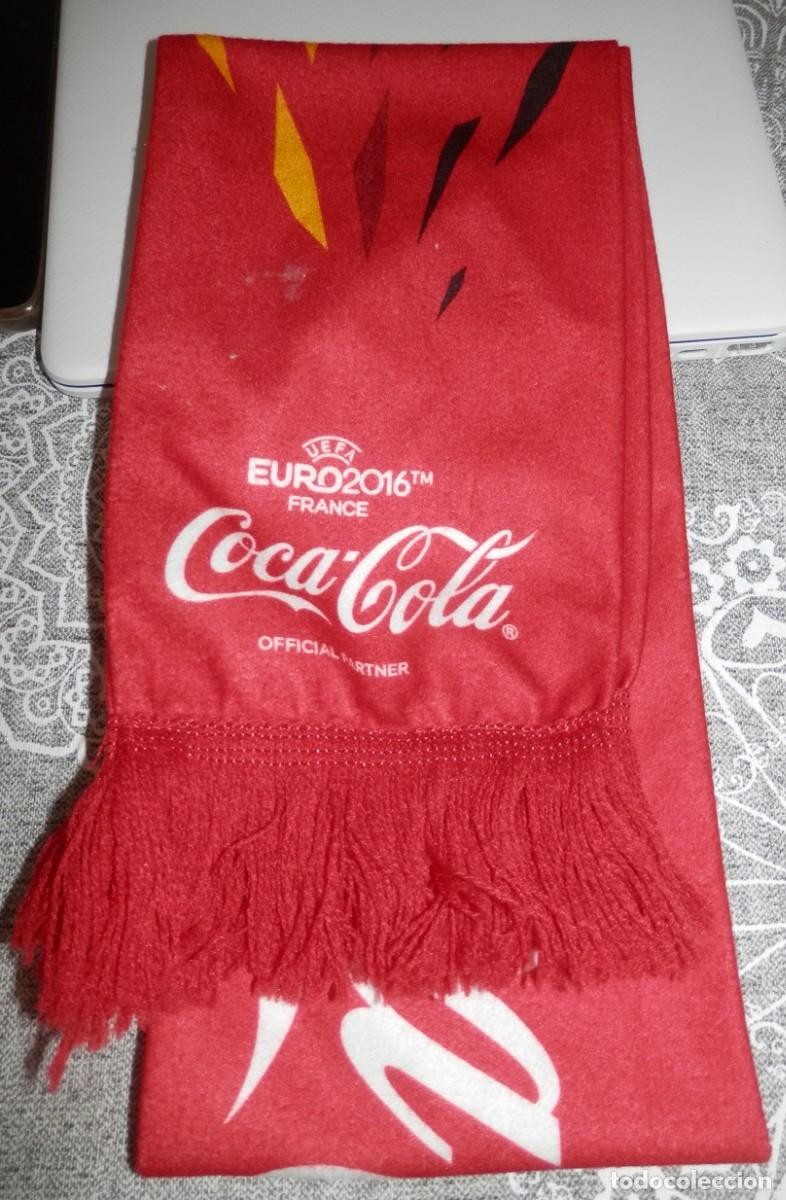 Coleccionismo de Coca-Cola y Pepsi: BUFANDA DE LA COCA-COLA DEL EURO2016 - Foto 3